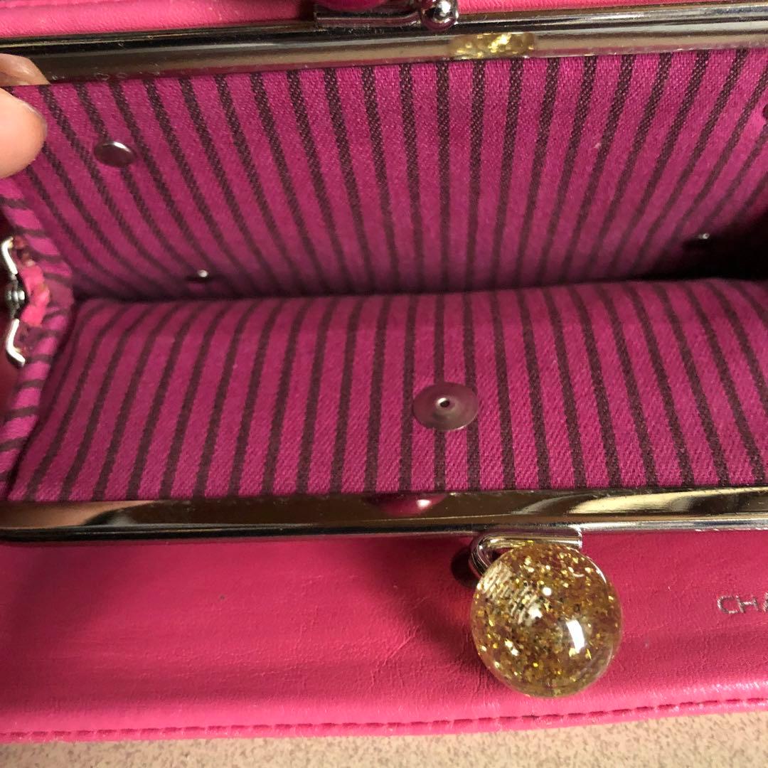 CHARLES JOURDAN ピンク 二つ折り財布 - メルカリ