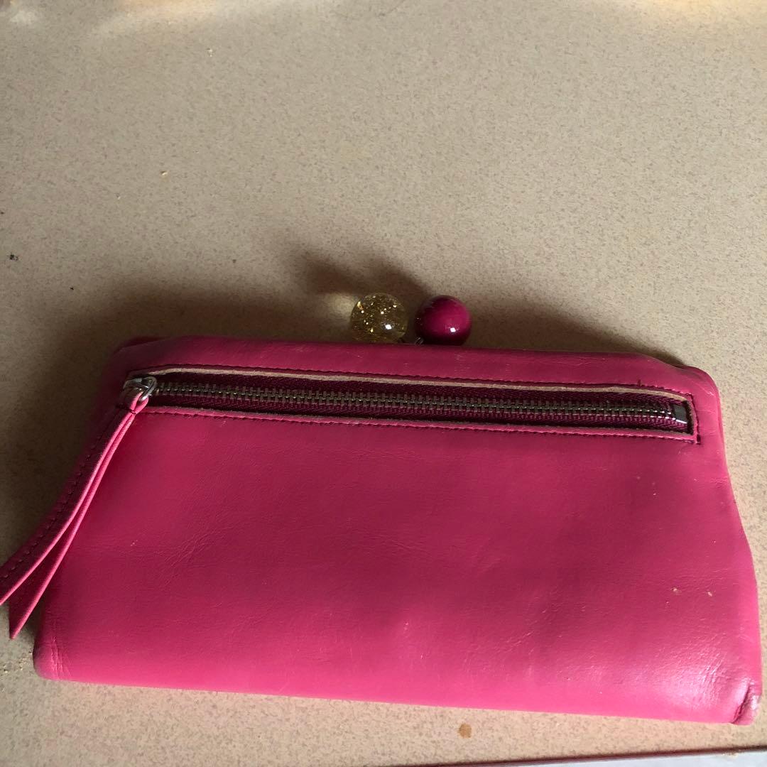 CHARLES JOURDAN ピンク 二つ折り財布 - メルカリ
