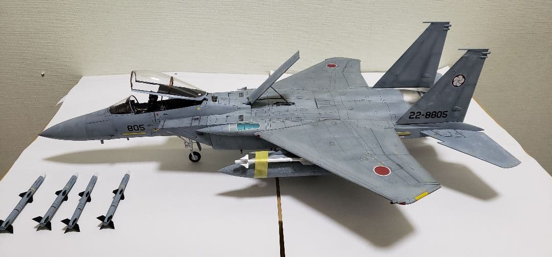 航空自衛隊F-15J タミヤ 1/32スケールモデル 梅組 22-8805