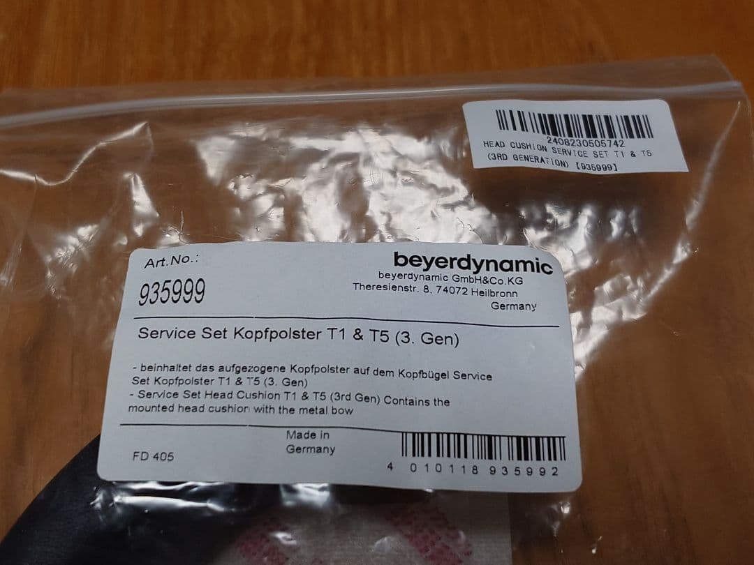 新品】 beyerdynamic T1/T5 3rd用ヘッドクッションセット