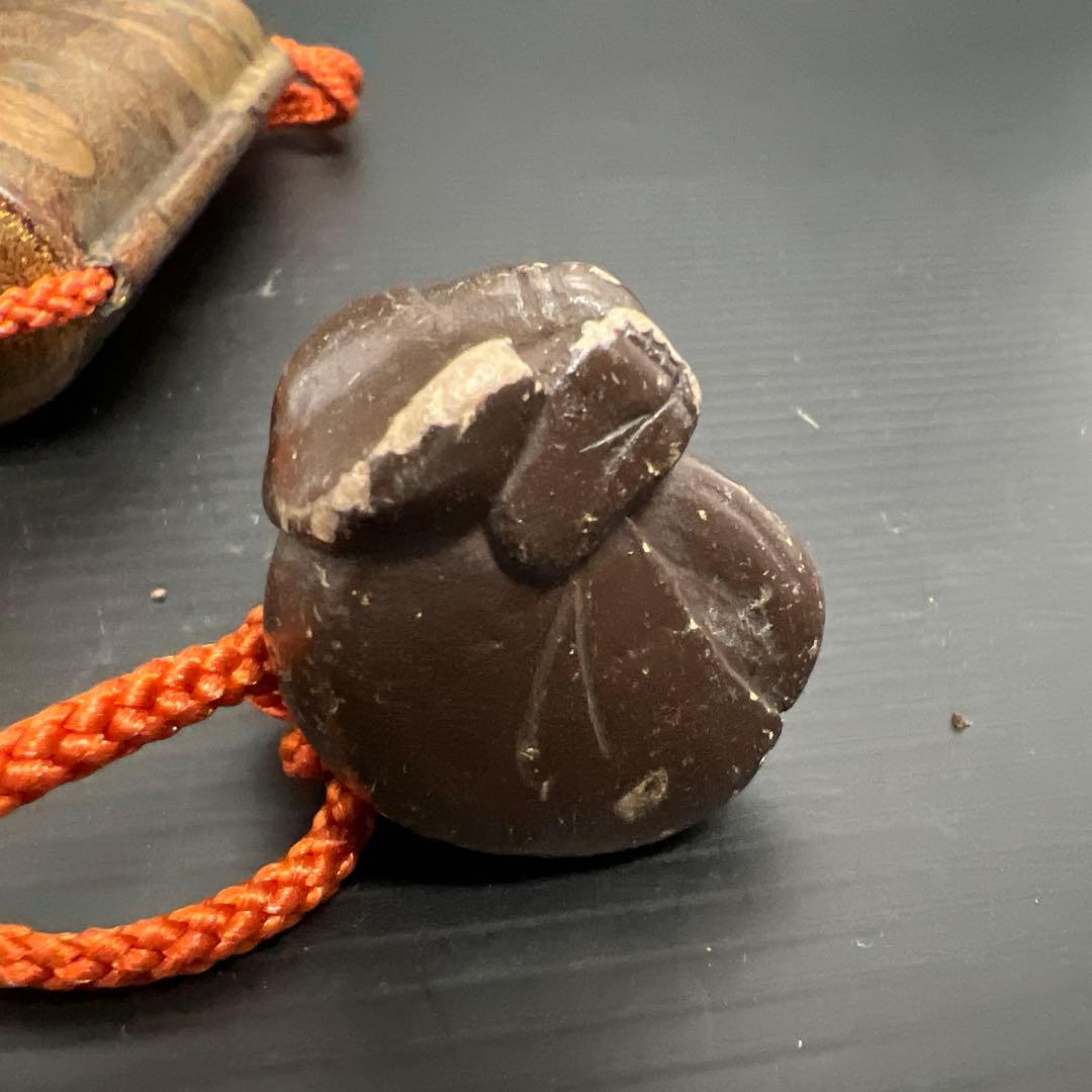 江戸時代 蒔絵印籠、ダルマ根付 73g 東Y7-1016☆2F - メルカリ