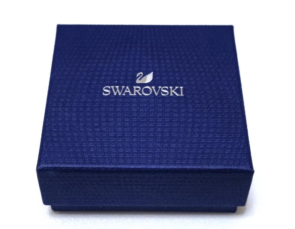 スワロフスキーBarret ブローチ ブルー ロジウムプレート 箱付 40936