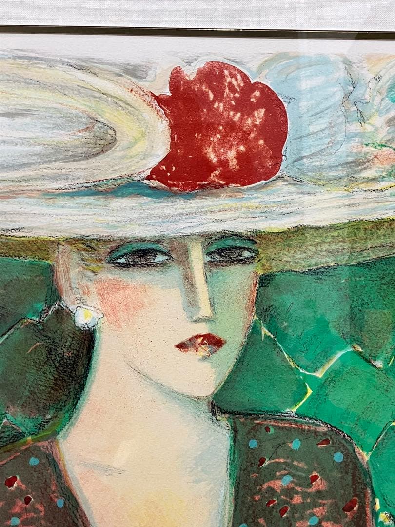 ロビー様カシニョール リトグラフ 九月 大型 貴婦人 1993年 54/200