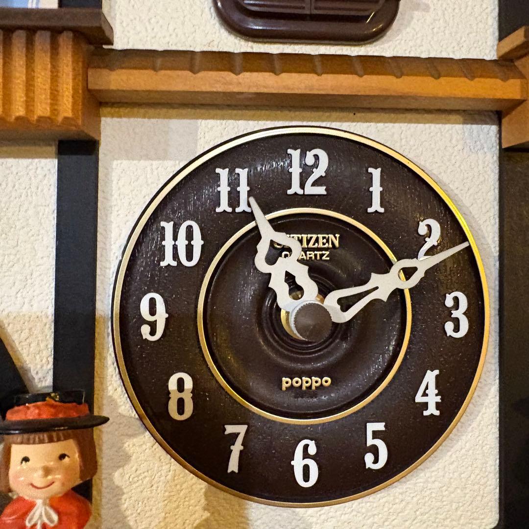 CITIZEN メルヘンハウス　鳩時計　カラクリ時計　壁掛時計　4MJ744