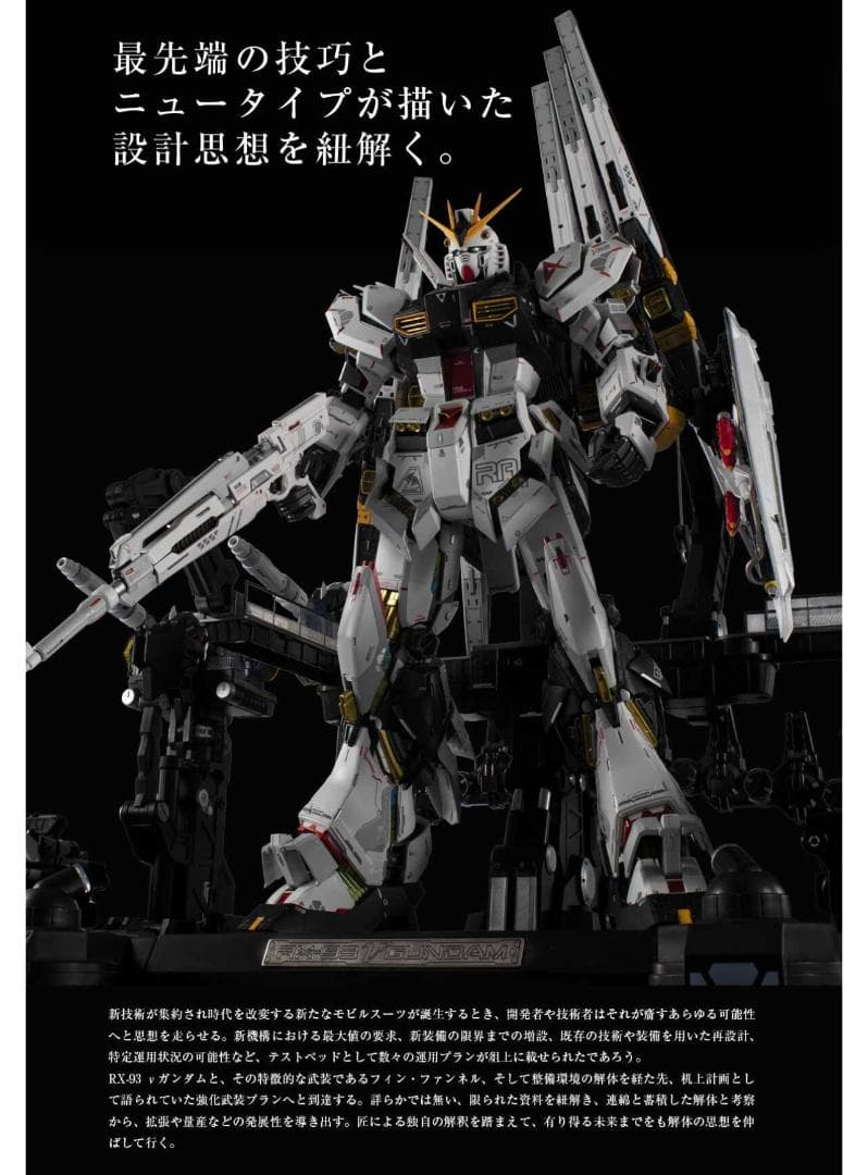 解体匠機 RX-93 νガンダム専用オプションパーツ 武装強化プラン
