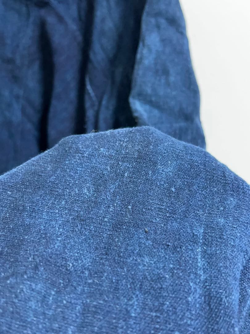 襤褸 藍染 麻？ 木綿？ 野良着 もんぺ 昭和 大正 明治 ぼろ らんる