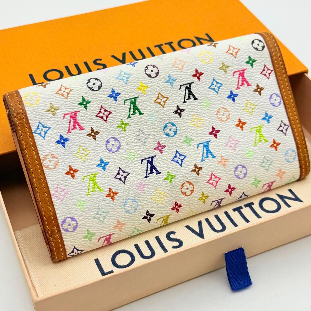 ルイヴィトン マルチカラー ポルトトレゾール インターナショナル 三