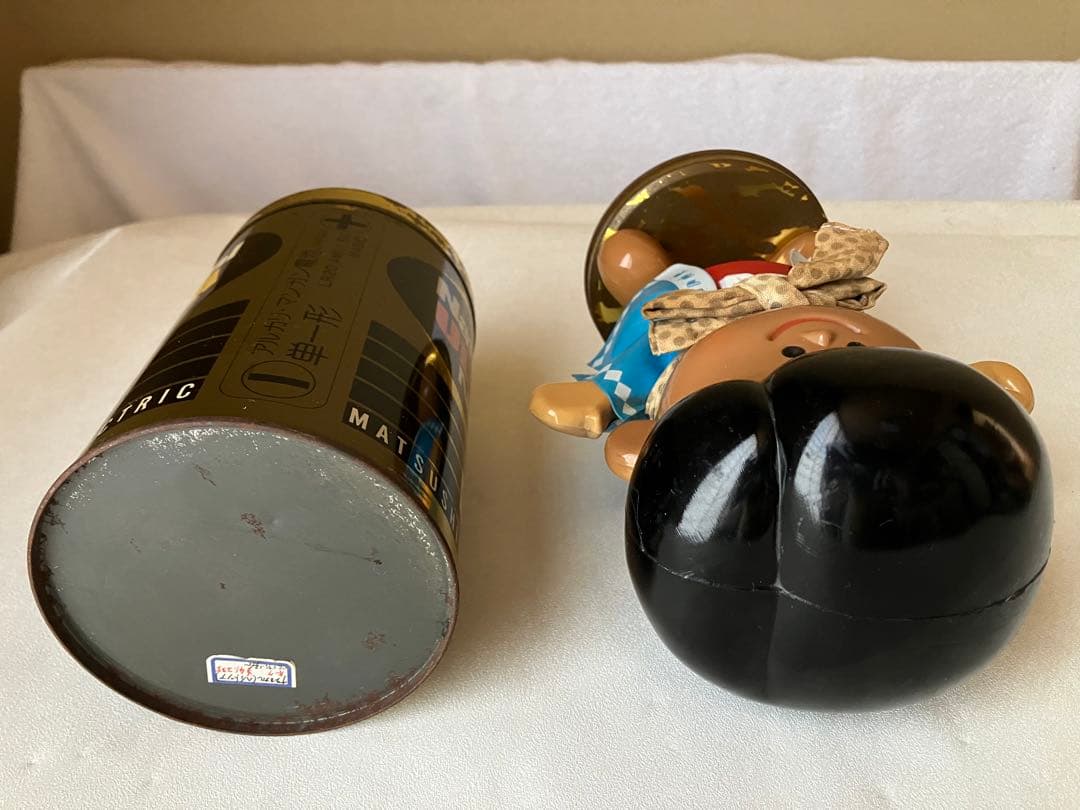 ナショナル坊や のぼり旗付 全長約35cm 非売品 昭和レトロ