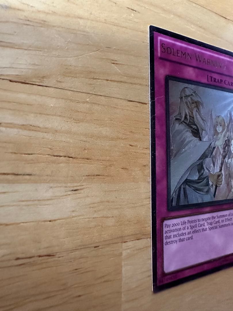 遊戯王　神の警告　レリーフ　英語版