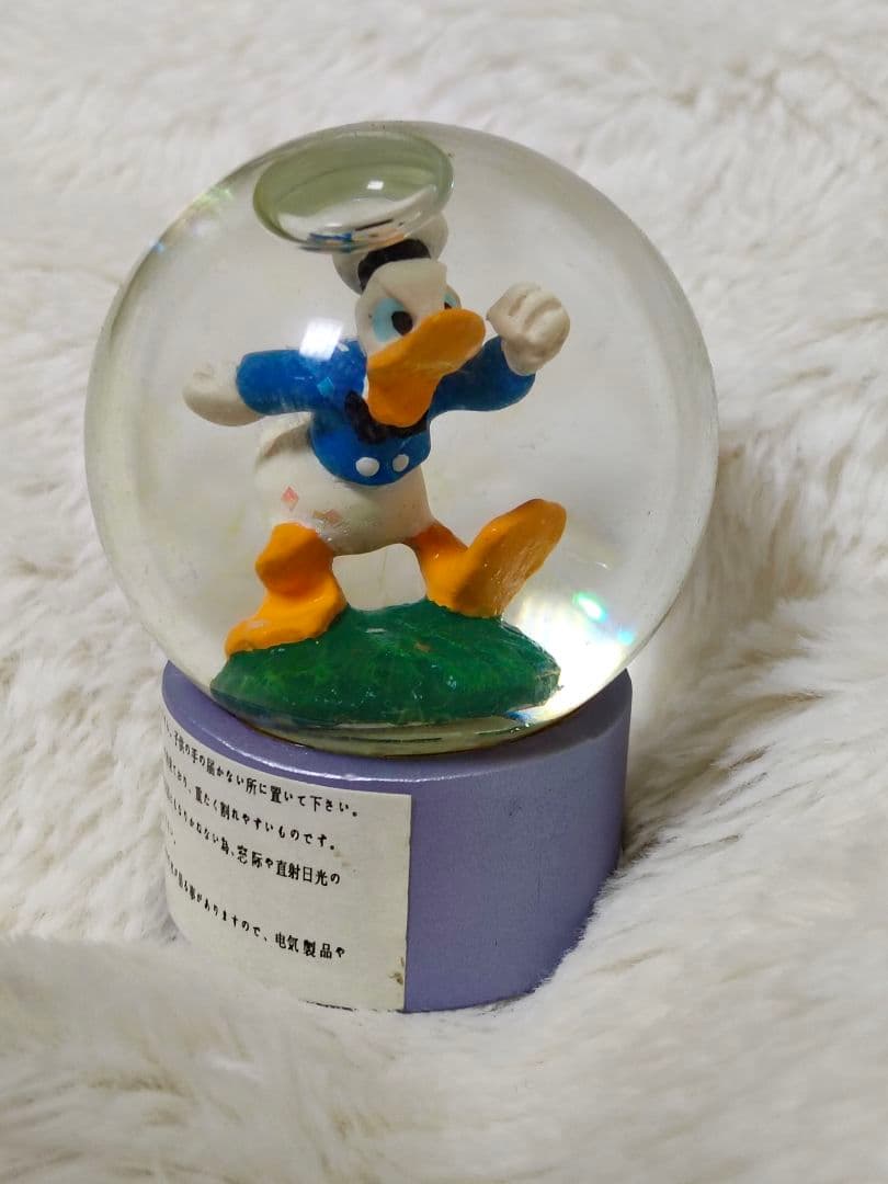 希少】ドナルド ヴィンテージ スノードーム ディズニー 入手困難 廃盤