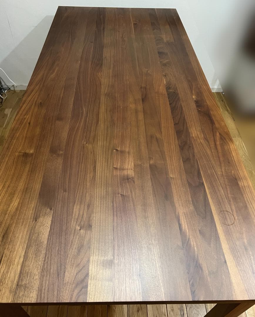 無印良品 ウォールナット無垢材テーブル 幅180cm 【廃盤品】