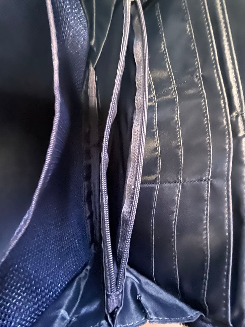 美品♡おおきいひきだしポーチミナペルホネン/tambourine （navy）