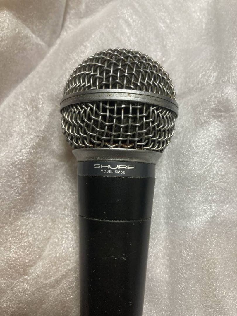 6*6様 マイク SHURE SM58 ポルシェロゴ ビンテージ MADE IN