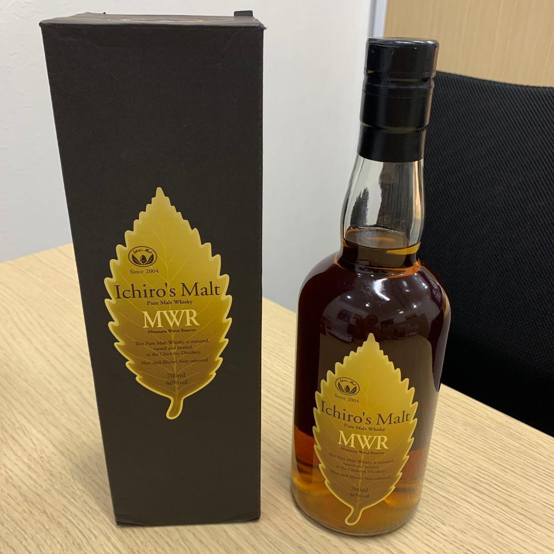 新品未開封 Ichiro's Malt MWR 700ml 46%箱付き イチローズモルト MWR ミズナラウッドリザーブ 700ml 46度 箱付き : お
