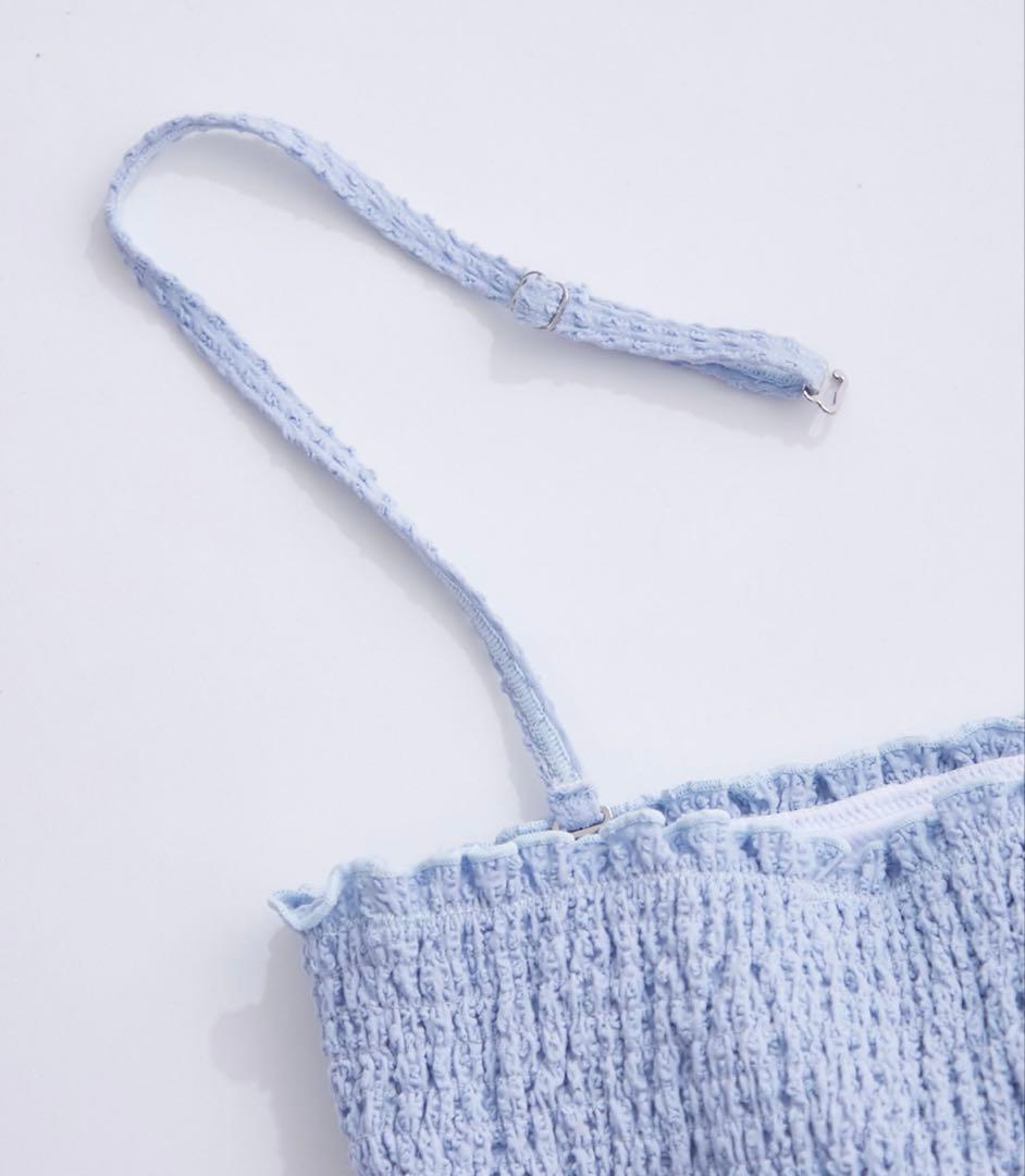 シアーパーカー4SETスイムウェア M ブルー 水着 mystic