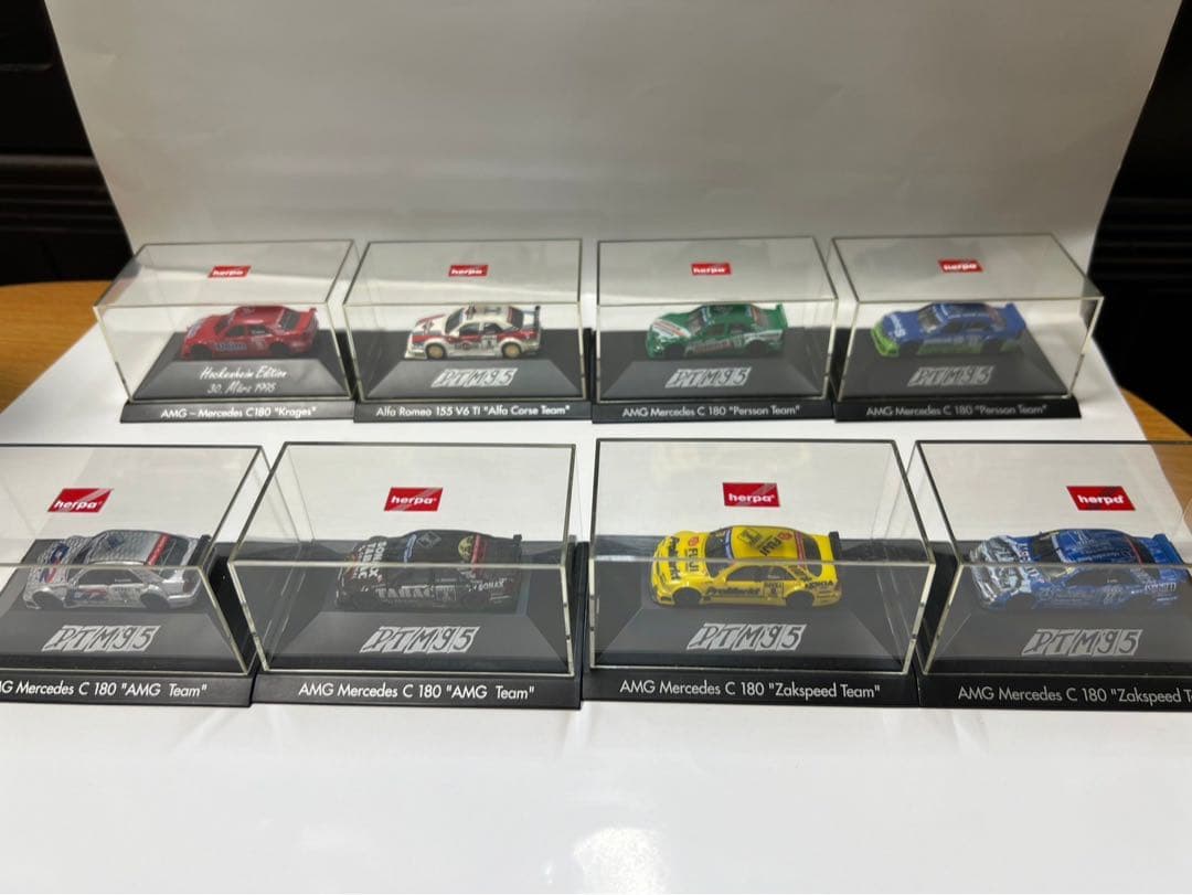 ＤＴＭ　ミニカー　ミニチャンプス　ヘルパ　ベンツ　オペルアルファロメオプラモデル