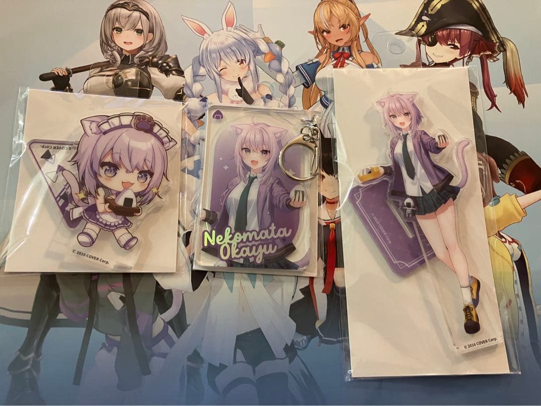 ホロライブシンガポール限定カフェ限定グッズセット猫又おかゆ