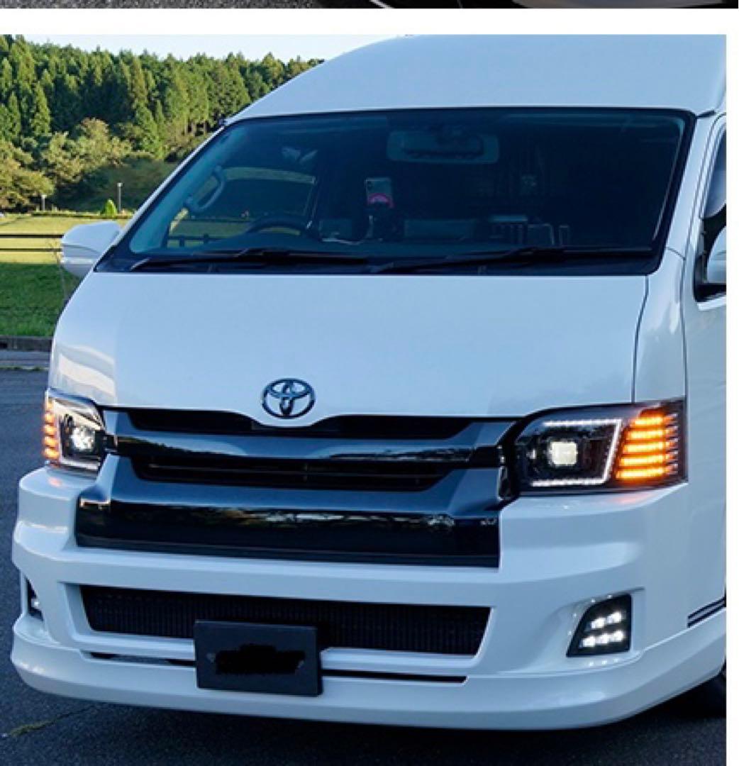 トヨタハイエースコプラスLEDヘッドライトシーケンシャル