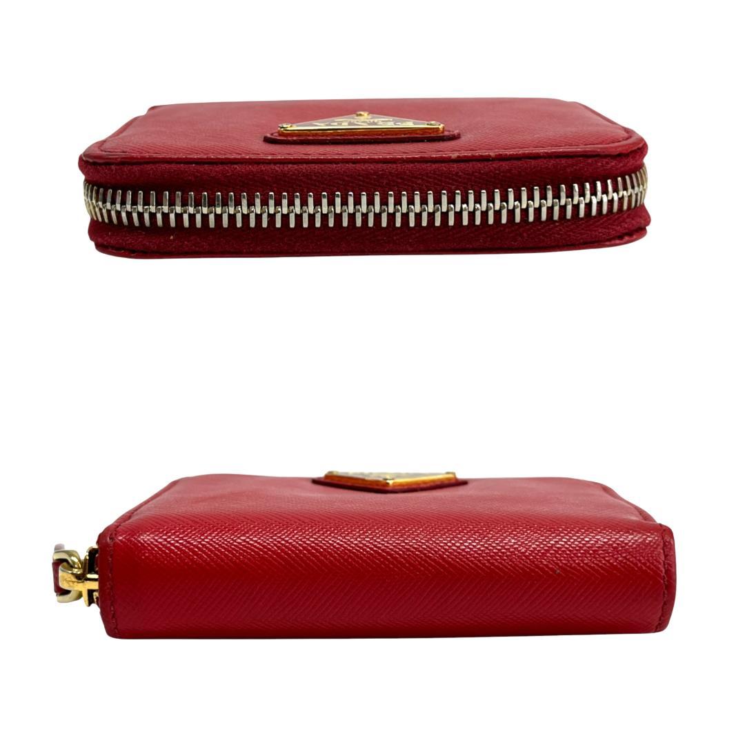 美品 PRADA プラダ ケース サフィアーノ 三角ロゴ 1M0268