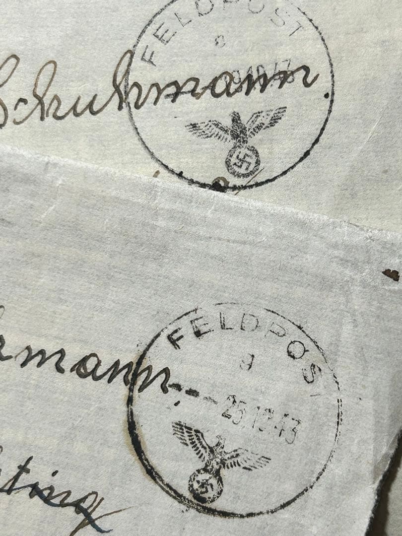 レア大量ドイツ戦時中の軍事郵便手紙 海軍エンタイヤ