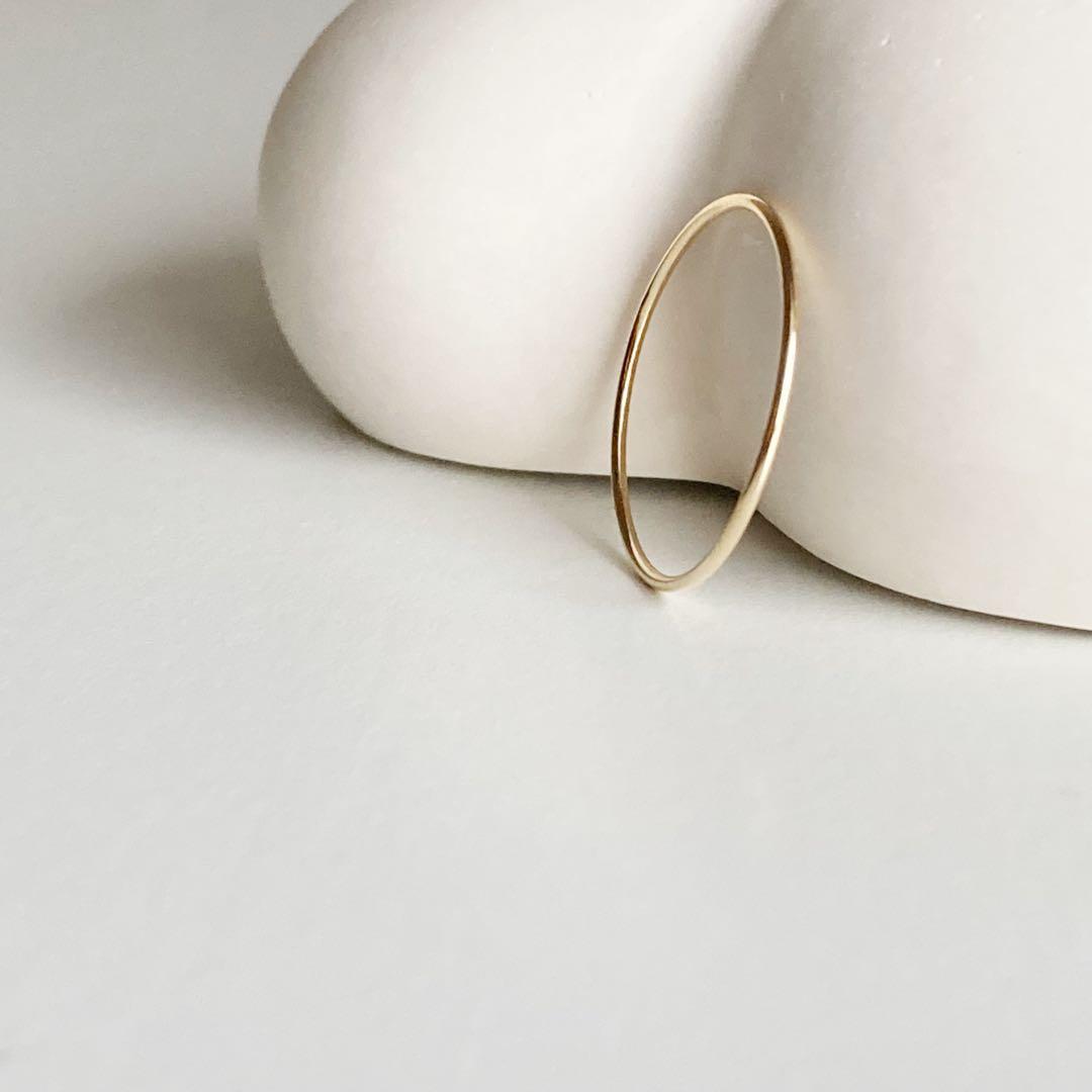 早いもの勝ち！目玉商品！新品 日本製 高品質 18金 K18 リング 9号