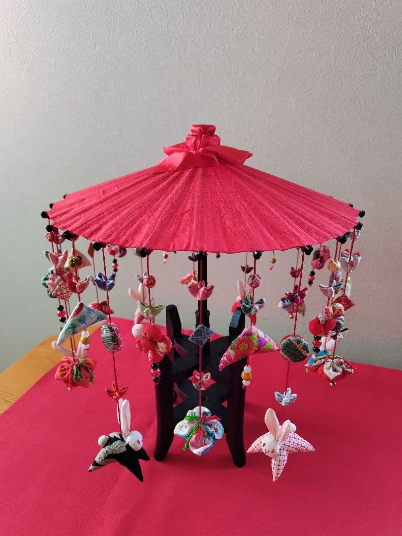 ①傘福'25＊縁起物＊正絹古布＊手づくり＊Urchin雑貨＊私のお雛様