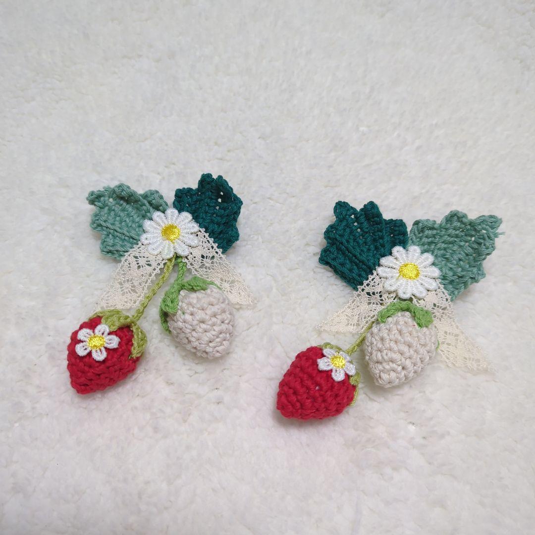 Bible　苺編みタブレットケース