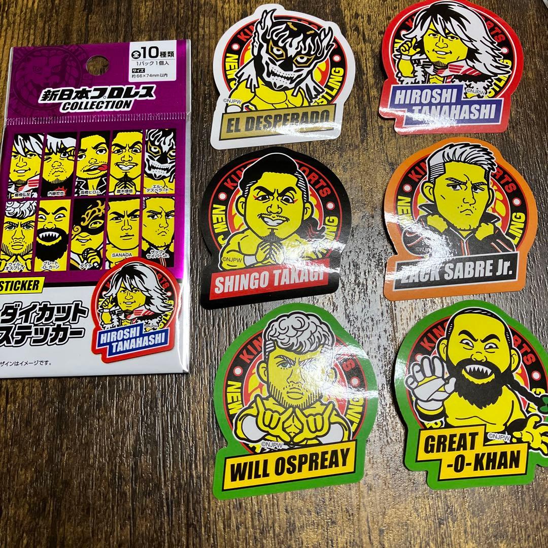 新日本プロレス ダイソー ステッカー - メルカリ