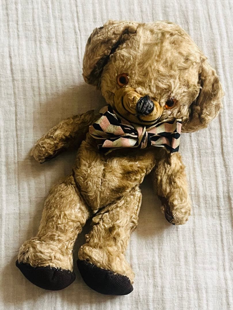 アンティークヴィンテージ英国製メリーソートチーキーテディベア