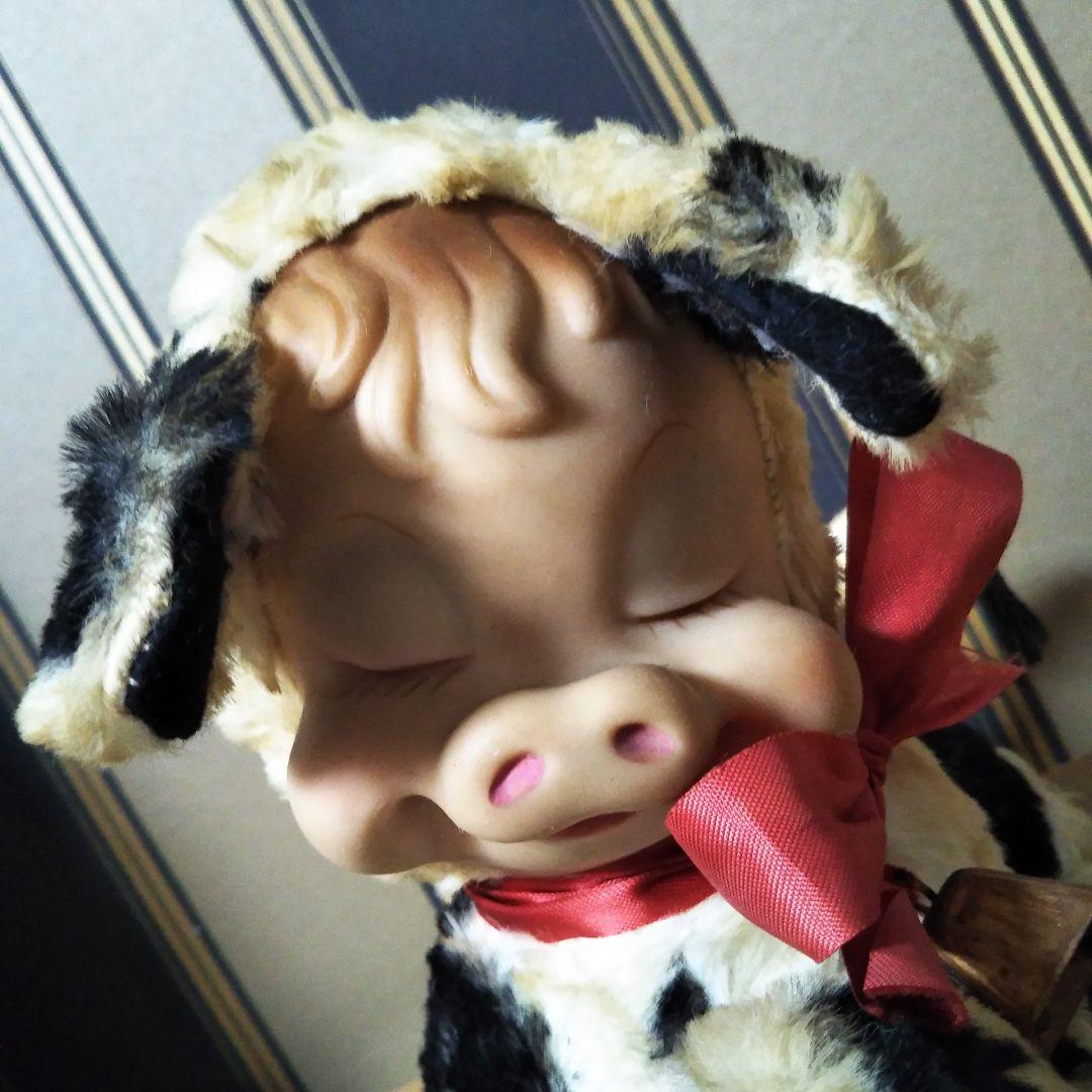 Rushton ラシュトン うし ビンテージ ラバードール 人形 ビンテージ