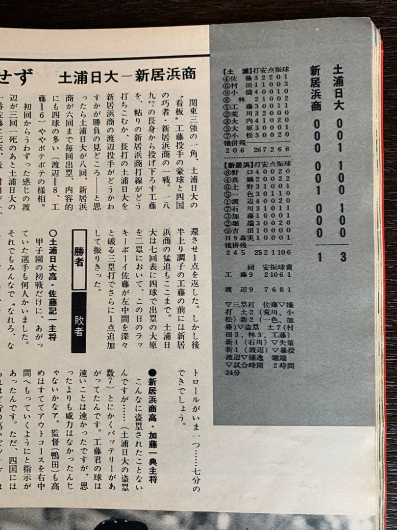 入手不可能！毎日グラフ第46回センバツ全試合収録決定版 1974・4・21増大号