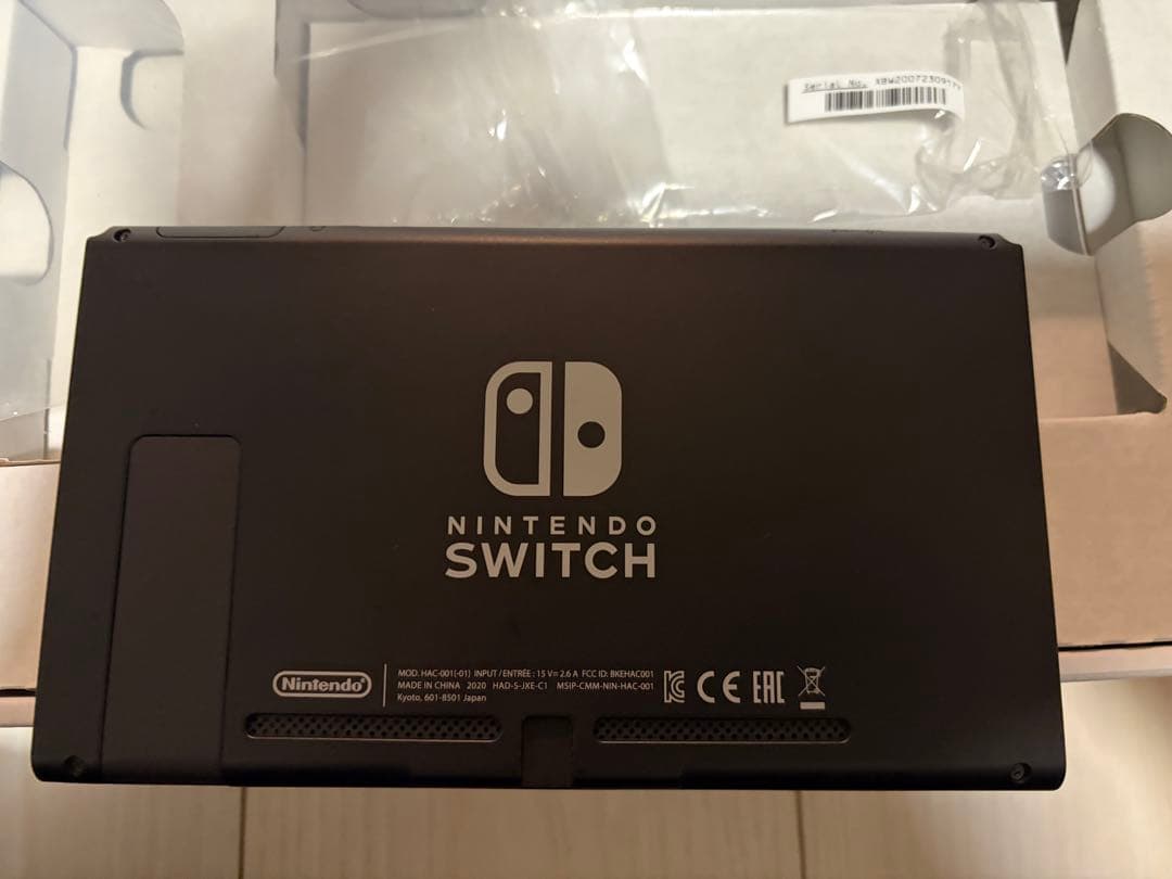 バッテリー強化版 Nintendo Switch 本体＋付属品＋箱※ジョイコン無