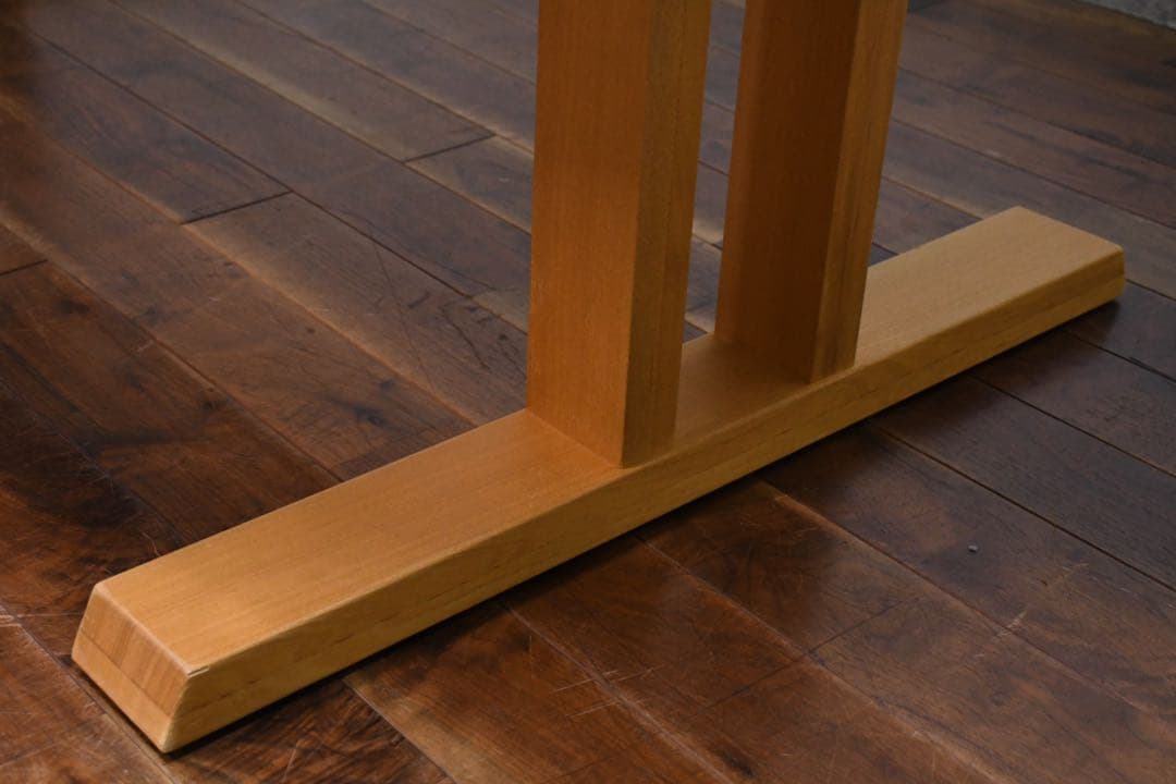 EBK59 飛騨産業 キツツキ NF388 ビーンズ型ダイニングテーブル