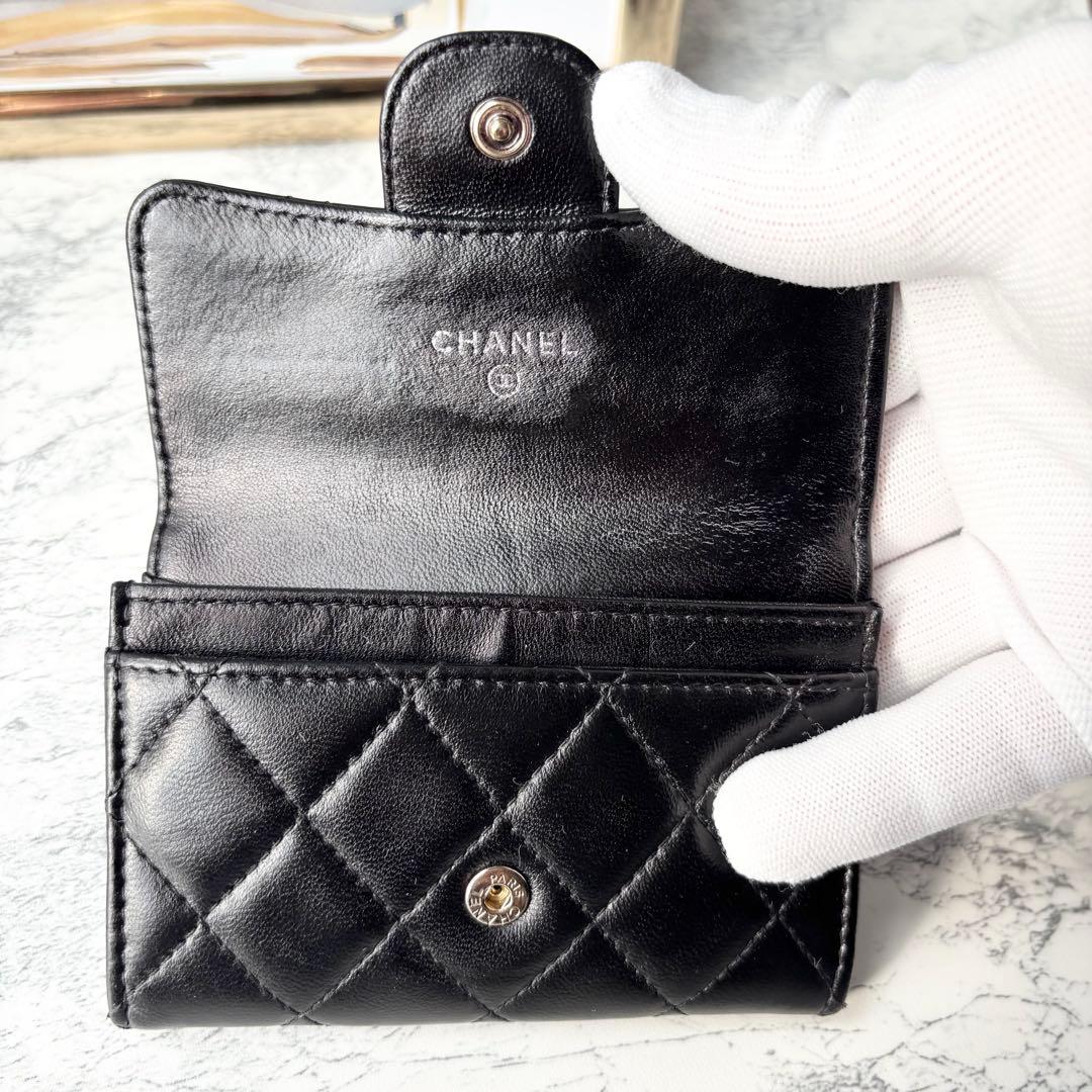 正規品❤️CHANEL マトラッセ　財布　カードケース　ケース　ミニ財布