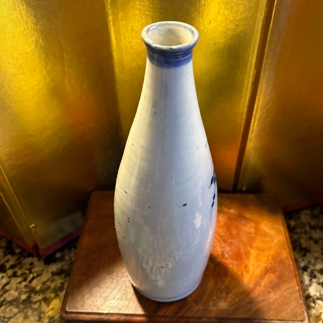 古伊万里野花図徳利