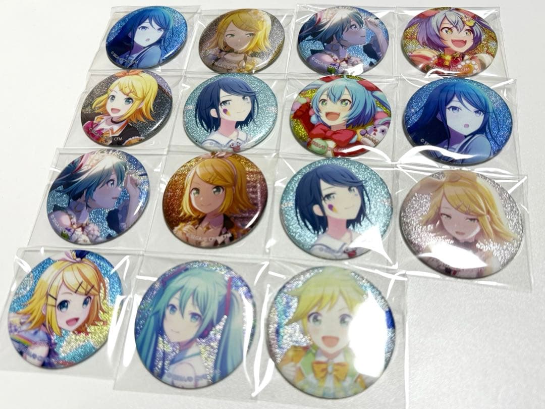 プロセカ グリッター缶バッジ まとめ売り - メルカリ