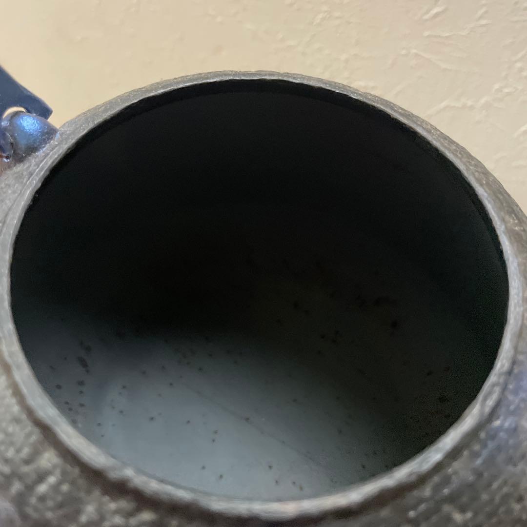 馬の浮彫り 鉄瓶 南部鉄器 馬 瑠璃 急須