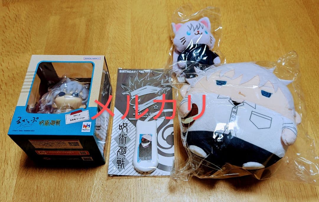 呪術廻戦 五条悟 まとめ売り アクスタ 缶バッジ るかっぷ コラボカフェ本舗