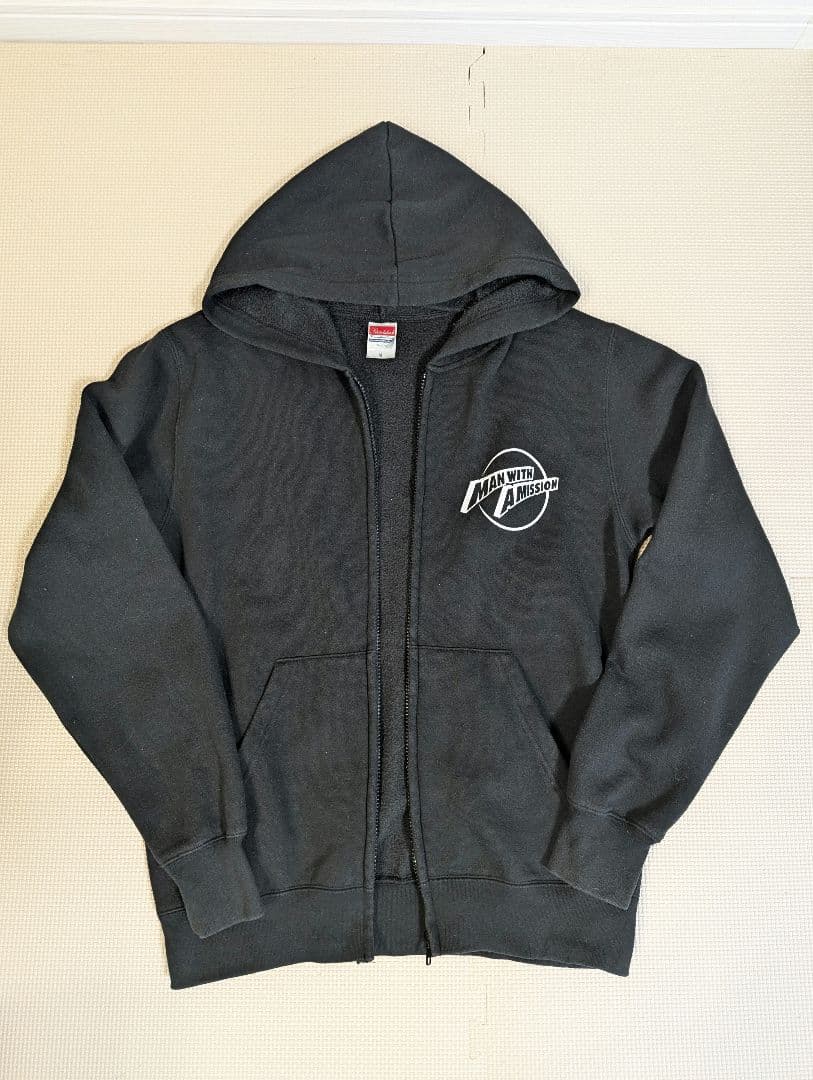 MAN WITH A MISSION 5周年パーカー ブラック M - メルカリ