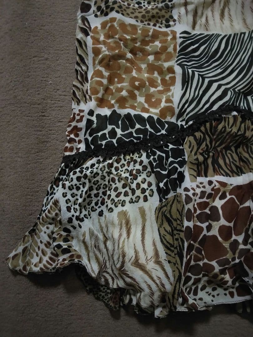 美品★MOSCHINO CHEAP AND CHIC★アニマルプリントスカート