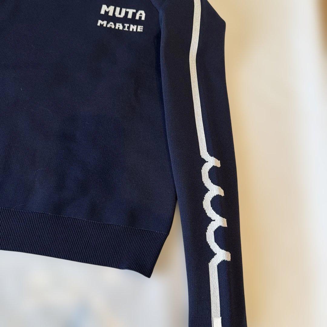 MUTA MARINE ネイビー レディースセーター