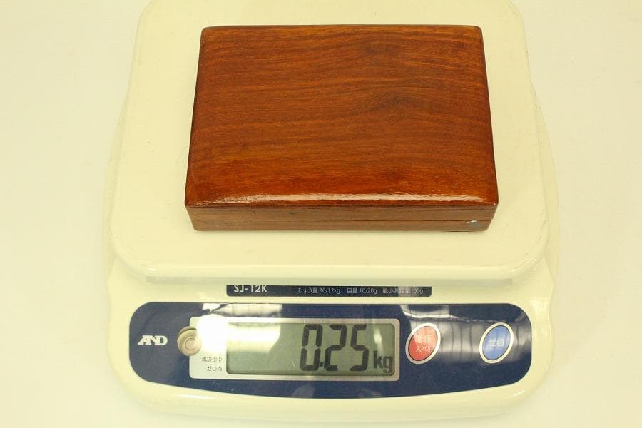 文房具 唐木 硯箱 二件(ZE403)