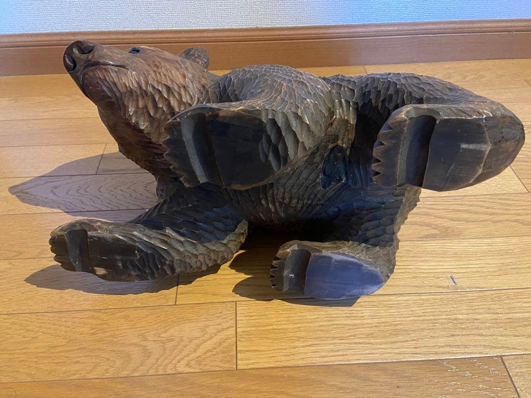 スペシャルコレクション 木彫り熊 ウッドカービング 木製 置物