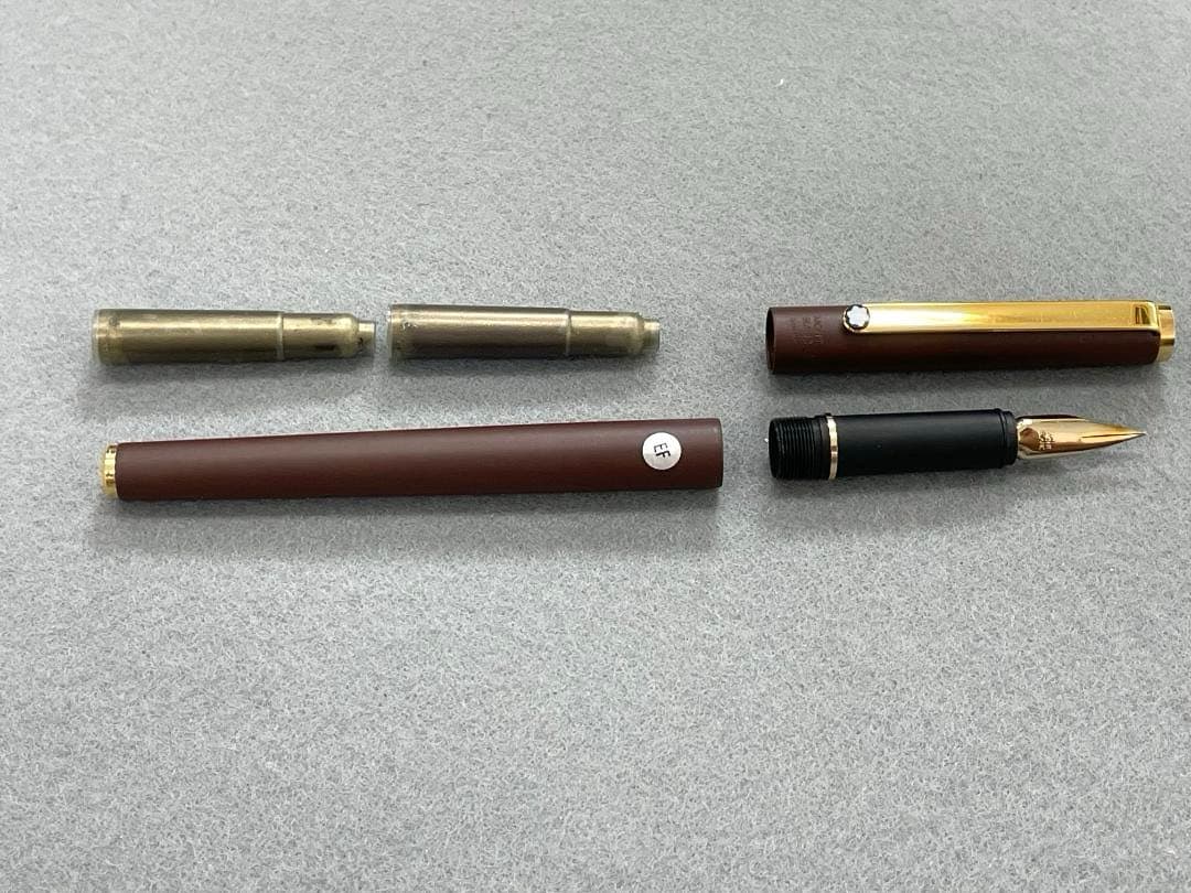 モンブラン MONTBLANC Sライン 万年筆 ブラウン・ブラック セット