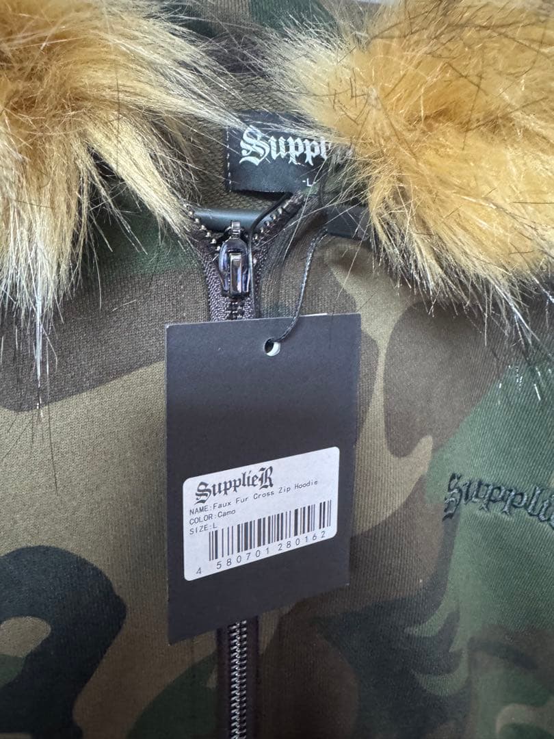 Supplier フルジップ ファー付