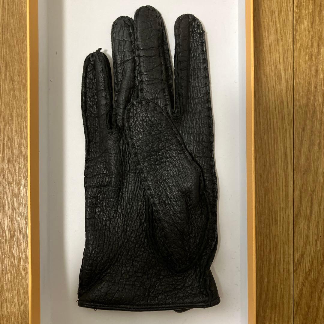ガンコス CAUSSE 黒 ペッカリー 手袋 ボタン付き B.R.ONLINE - Style