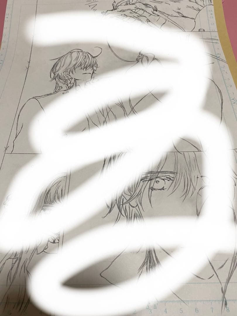 ヴァンパイア騎士原画展 限定 樋野まつり先生 直筆 原稿下絵 玖蘭枢