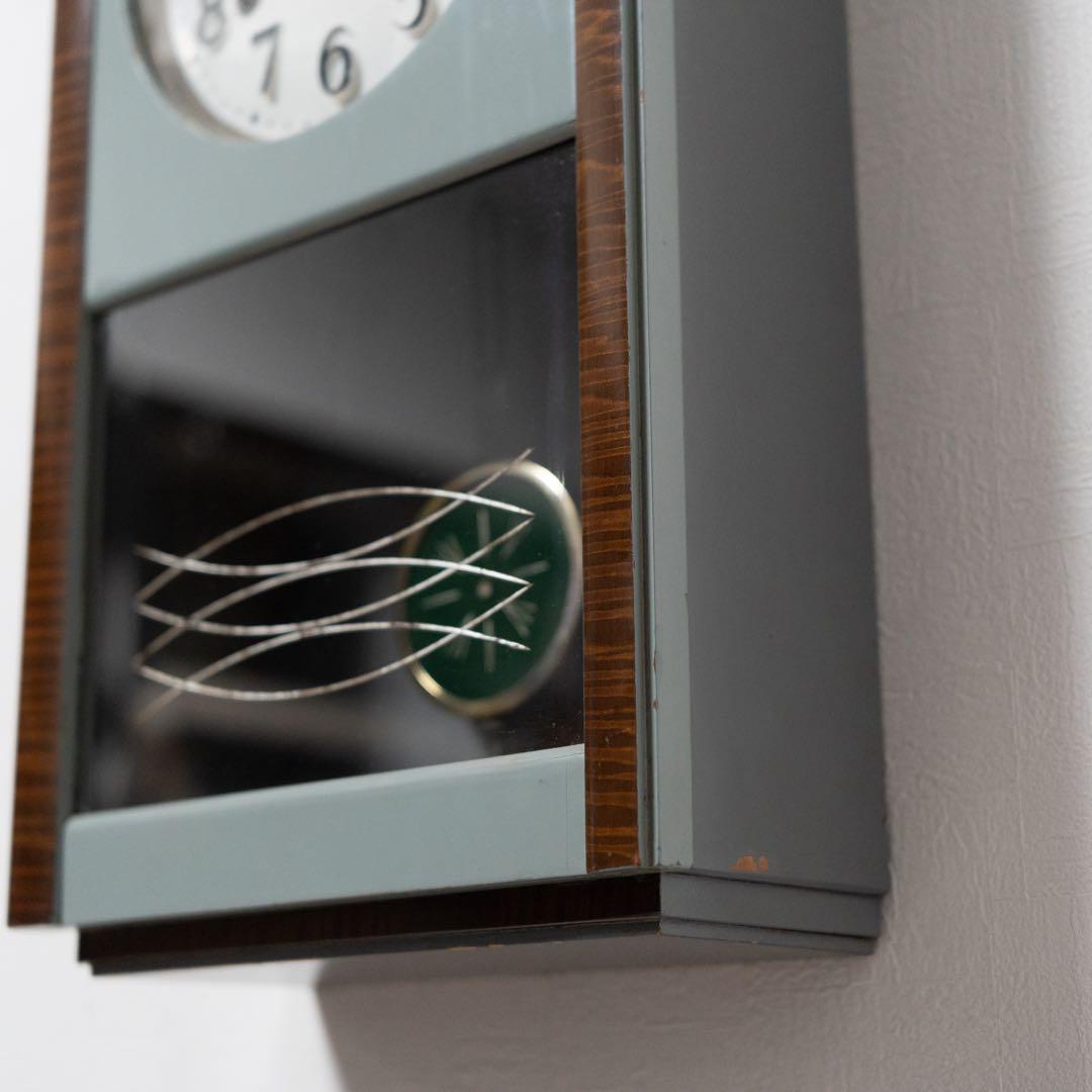 英計舎　柱時計　ボンボン時計　昭和　レトロ　オーバーホール済　動作品