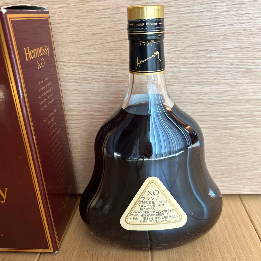 Hennessy X.O コニャック ボックス付き ブランデー