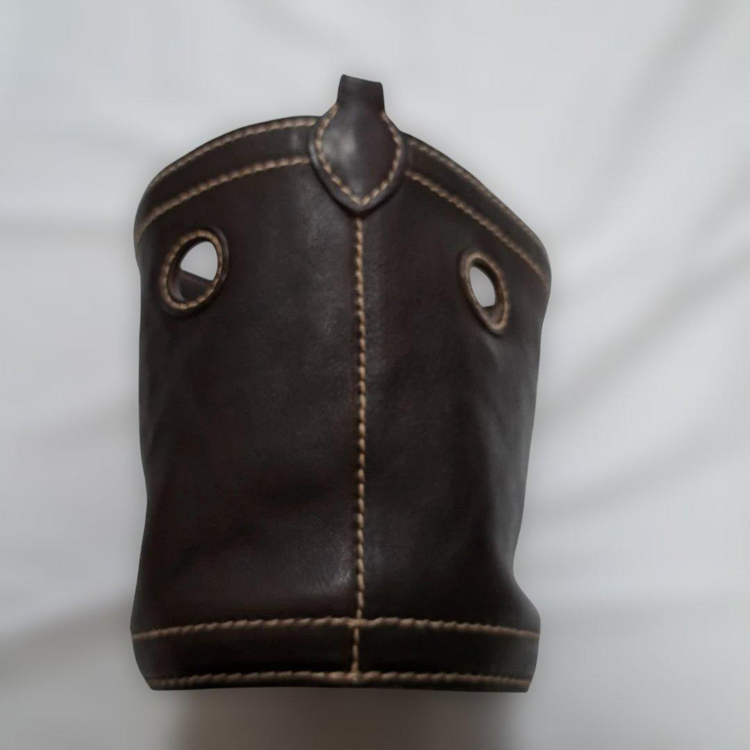 45R ハンドメイドのレザーバケツBAG ピッコロ　ショルダー　ショルダーバッグ